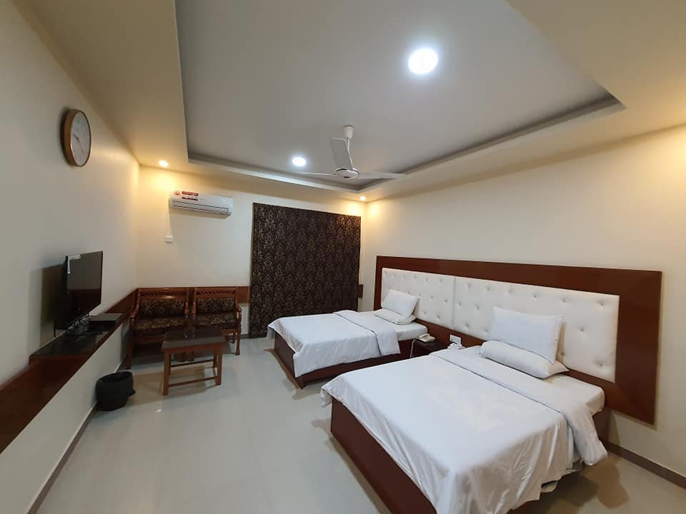 Pearl continental hotel gawader 2 beds room with AC fully furnished