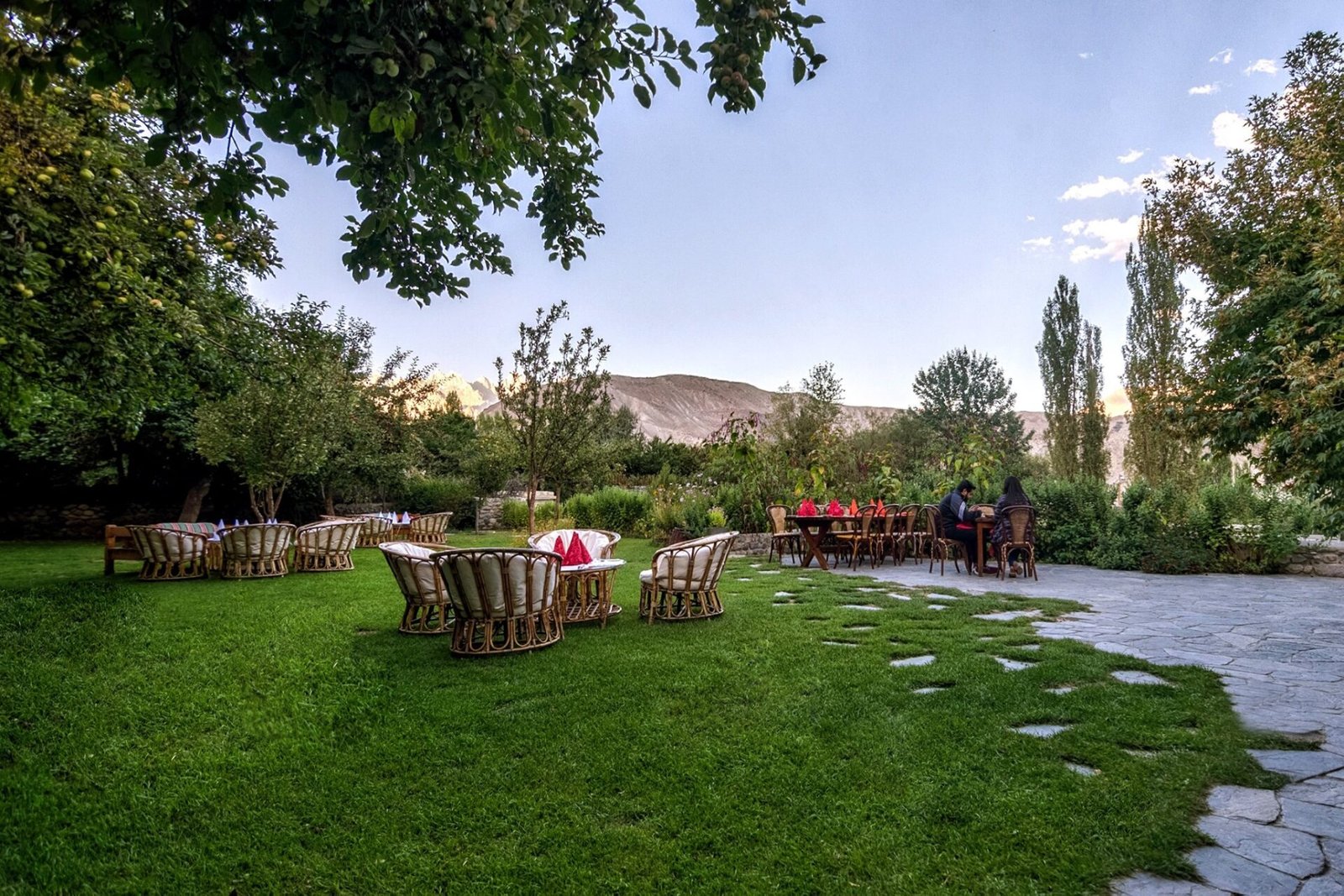 Serena fort residence khaplu lake view sitting area