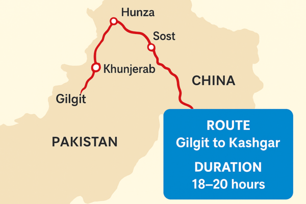 pakistan to china bus